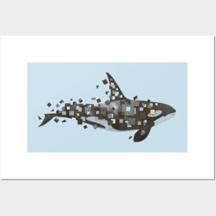 Fractured Killer Whale Posters and Art